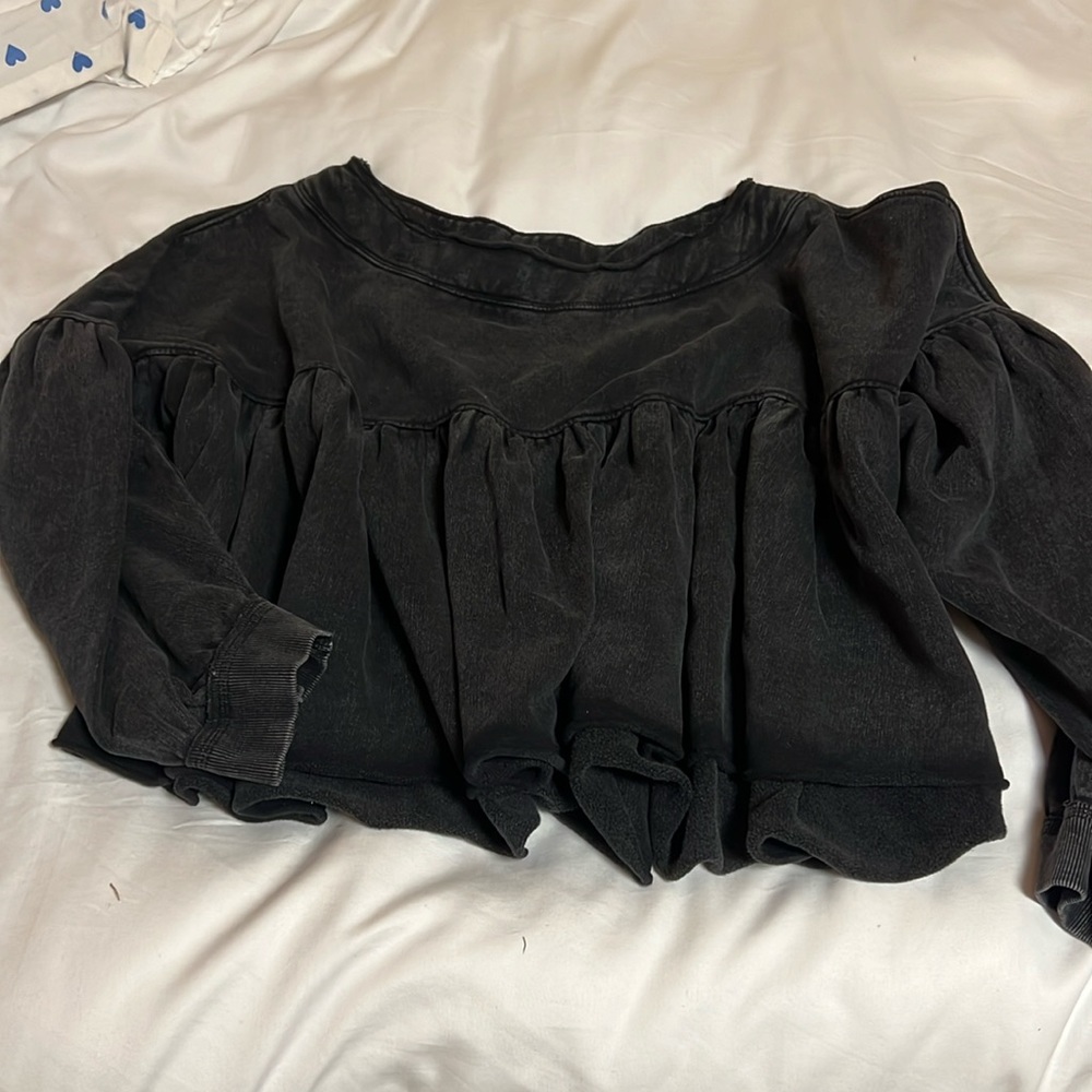 Free people wide neck sweater